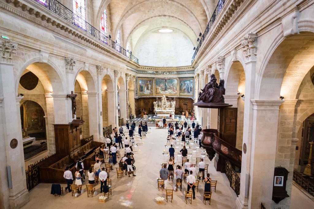 Mariage religieux à l'église Notre Dame de Bordeaux