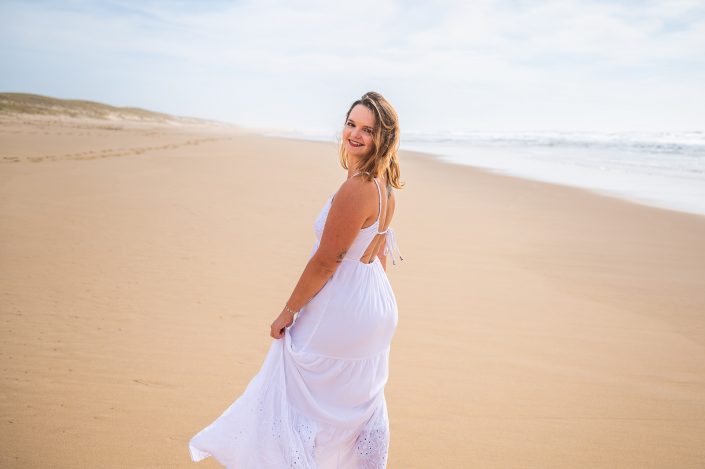 portrait à la plage
